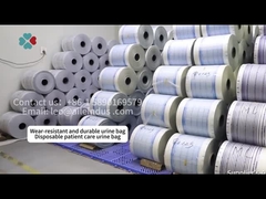 Fabrika fiyatı 2000ml PVC T-Tip Valf Anti-Reflux Valfi ile Tıbbi İdrar İdrenaj Torbası