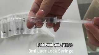 3ML Tıbbi Luer Lock Şırınga
