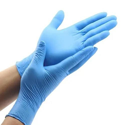 İyi fiyat Powder Free Disposable Protection Gloves Blue Composite Mixed Acid Alkali Resistant High Elastic Hands çevrimiçi
