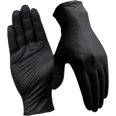 İyi fiyat Custom Disposable Medical Nitrile Gloves Safety Protective Examination Powder Free Blue Black çevrimiçi