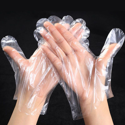 İyi fiyat 100PCS Kutu Tek kullanımlık Eldivenler Gıda Mutfağı HDPE Plastik Eldivenler Tek kullanımlık Şeffaf Yemek Eldivenleri Restoran ve Ev için PE çevrimiçi