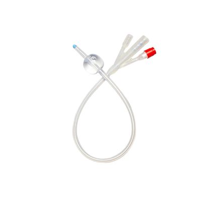 satın al Sterile 3-Way Silicone Foley Catheter for Adult Use with Balloon Control in Fr 16-26 çevrimiçi üretim