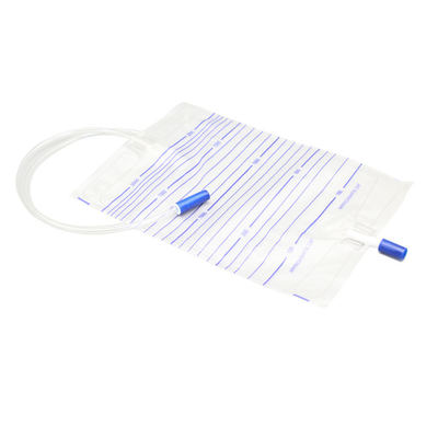satın al Medical-Grade PVC Urine Bag with Push-Pull Drain Valve 2000ml Leakproof for Hygienic Collection çevrimiçi üretim