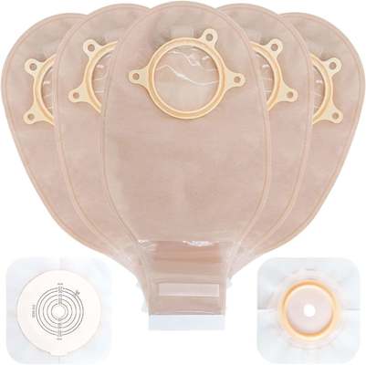 satın al Sterile Leakproof Comfortable Two-Piece Ostomy Bag with Opening for Easy Drainage çevrimiçi üretim