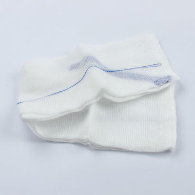 satın al Sterile veya steril olmayan yara bakımı için X-ışını ile tespit edilebilir ipliğe sahip 100% pamuklu tıbbi gaz tamponları çevrimiçi üretim