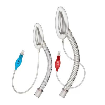 İyi fiyat Güçlendirilmiş Tek kullanımlık Laryngeal Maske Hava yolu LMA Tıbbi Kalite Silikon Manşet Çelik Telli Açık PVC Tüp II Sınıf Anestezi Tüketim Malzemeleri çevrimiçi