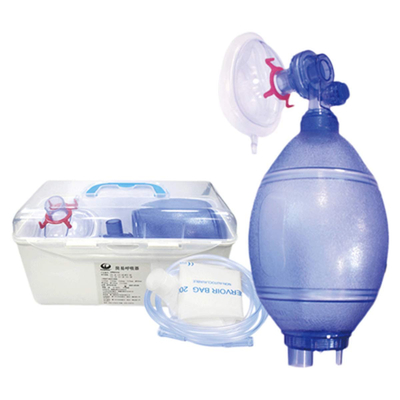 İyi fiyat Tıbbi Tek Kullanımlık PVC Manuel Resüsitatör Ambu Çantası Tutamak Yapay Acil Manuel Resüsitatör çevrimiçi