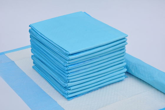 İyi fiyat 50×50CM Emici Chux Tek Kullanımlık Ped Altında Keten Koruyucular Tıbbi Altlık Levhası çevrimiçi