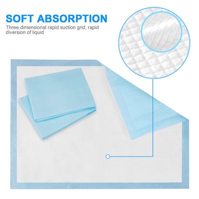 İyi fiyat Hastane Tıbbi Yetişkin ve Bebek Emici Sıhhi Altlık Tek Kullanımlık 50 × 50CM çevrimiçi
