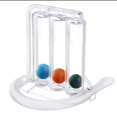 İyi fiyat Spirometre, solunum için üç toplu akciğer egzersiz cihazı. Egzersizci, akciğer fonksiyonunu eğitir. çevrimiçi