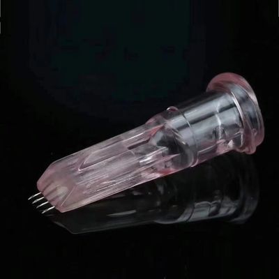 İyi fiyat Kristal Multi Needle Mesotherapy 4 Pin Screw Multi Needle Hyaluronik Asit Enjeksiyon İğnesi çevrimiçi