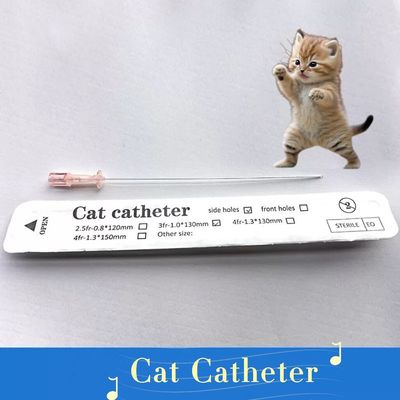İyi fiyat Veteriner İdrar Kateteri Hayvan 1.0Mm ve 1.3Mm Veteriner Tek kullanımlık kedi idrar kateteri kediler için çevrimiçi