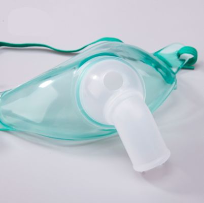 İyi fiyat Yetişkinler için PVC Clear Tracheostomy Mask, 360° döner bağlantılı, EO Sterilize Class II Tıp Oksijen Maskesi çevrimiçi