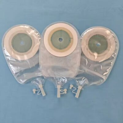 İyi fiyat Anti-reflü Tek Parça İdrar Toplama Drenaj Stoma Cebi Ostomi Kese Seti Ostomi Çantası Ürostomi Çantası çevrimiçi