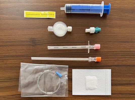 İyi fiyat CE&ISO Tıbbi Kombine Omurilik ve Epidural Anestezi Kit 18G çevrimiçi
