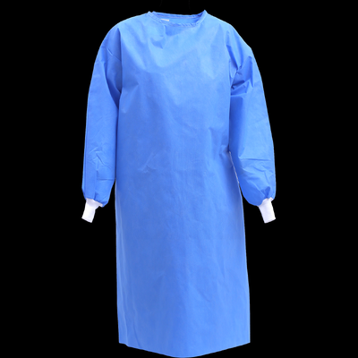 İyi fiyat 30-45g SMS Non-woven Kumaş Tek Kullanımlık Önlük Takımı EOS Sterilize Edilmiş CE Belgeli Ayarlanabilir Cırt Cırtlı Kapatma Çevrimiçi