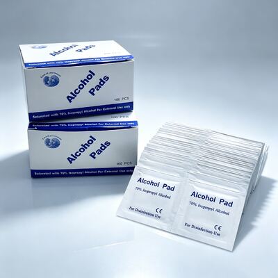 İyi fiyat Steril Non-Dokuma Alkol Pedi Ucuz Fiyat %70 İzopropil Alkol Hazırlık Pedleri 60mm Tıbbi Sınıf Alkol Pedleri Çevrimiçi