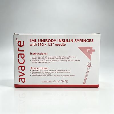 İyi fiyat AVACARE Insülin Şırınga 0.5cc 1cc Normal Duvarlı Turuncu Kapalı Tek kullanımlık Insülin Şırıngaları Çevrimiçi
