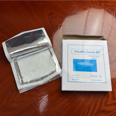 İyi fiyat Tıbbi Tek kullanımlık Steril Parafin Gazze 10cm X 10cm Yanık için Yumuşak Nefes Alıcı Yara Bandajı AVACARE Marka CE Sertifikalı Sınıf Çevrimiçi