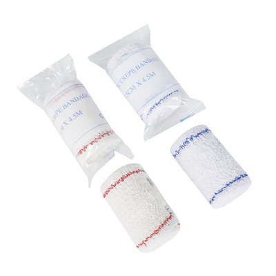 İyi fiyat Klipsli Tek Kullanımlık 5CM*4.5M Krep Tıbbi Bandaj Yara Örtüsü ve Elastik Tıbbi Bandaj Desteği İçin Çevrimiçi