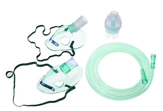 İyi fiyat Uzatılmış Ventilatör Nebulizatör Kiti Pediatrik Nebulizatör Maskesi XL ISO13485 çevrimiçi