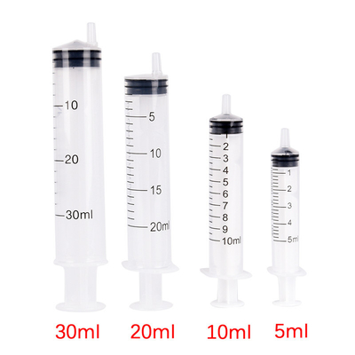 İyi fiyat Tek Kullanımlık Steril Şırıngalar Luer Lock Pirojenik Olmayan Üç Parçalı 10 Ml 20 Ml çevrimiçi